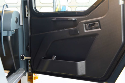 Maßgefertigte Kunststoff-Formteile Rear light carrier in mounted version